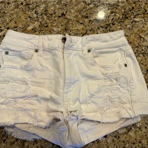AMERICAN EAGLE WHITE Shorts size 6